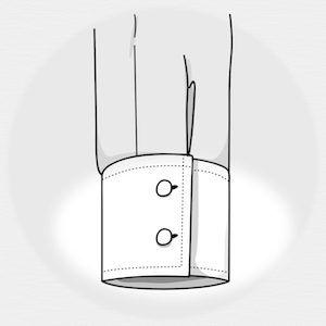 2 Button Square