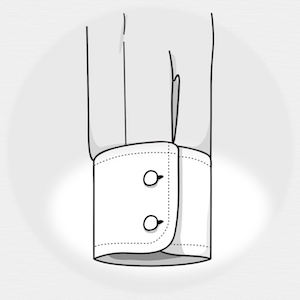 2 Button Round